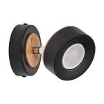 Ledvance LED Decor Foco Pluto Acero Negro 4.8W 300lm - 830 Luz Cálida
